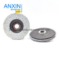 4"*5/8" Aluminum and Aluminum Alloy Polishing Ceramic Grain White Coat Abrasive Flap Disc